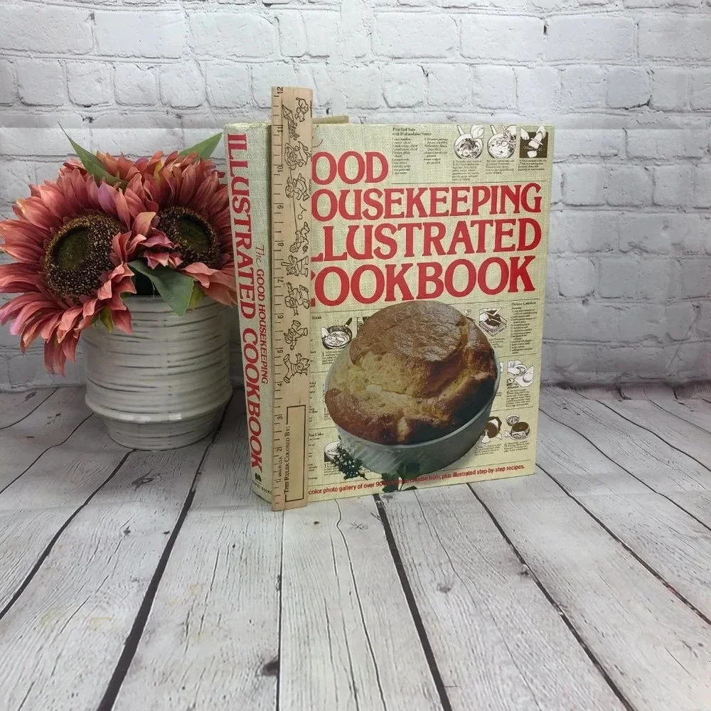 vintage good Housekeeping's illustrated cookbook 1980 cottagecore
